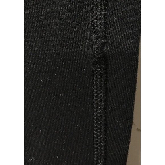 Sz 10 Girls Ivivva by Lululemon Leggings Blue Quilt/Black Reverse 29” Inseam - Picture 8 of 11